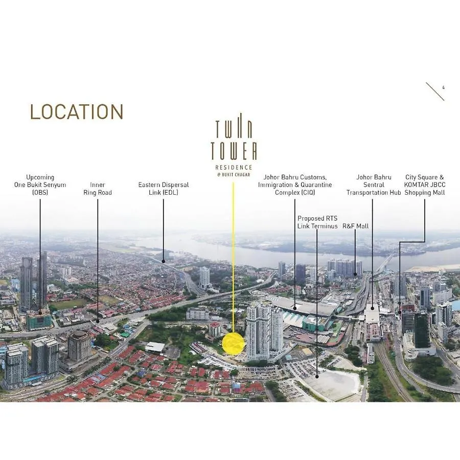 Apartament Bukit Cagar Nearest Walk Johor Bahru Custom Ciq By Yha 0*,